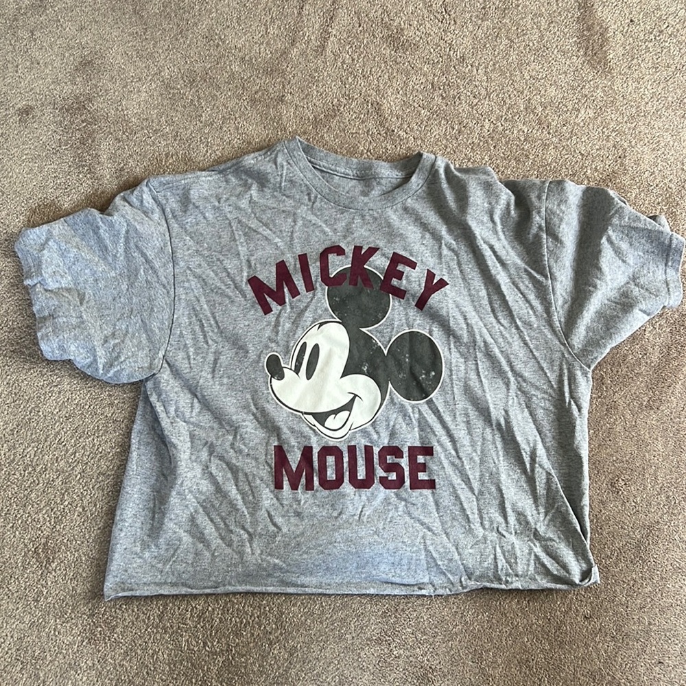 Mickey Mouse cropped T-shirt - Picture 1 of 3